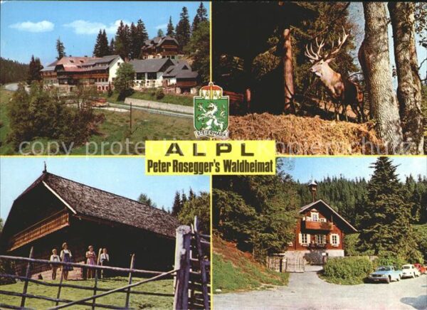 Alpl Peter Roseggers Waldheimat Teilansichte