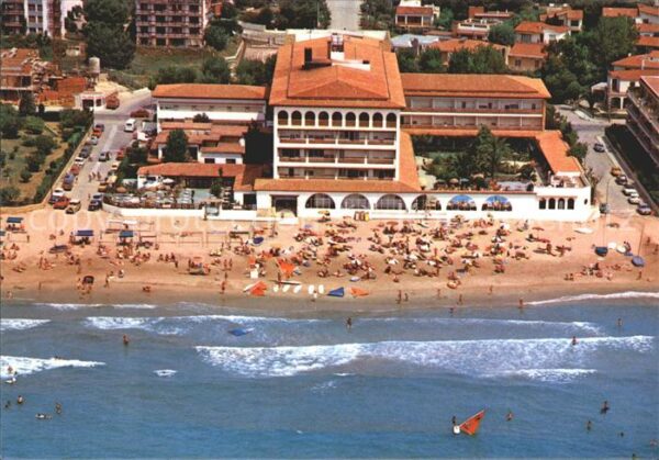 Comarruga Hotel Europe Strand Fliegeraufnahme