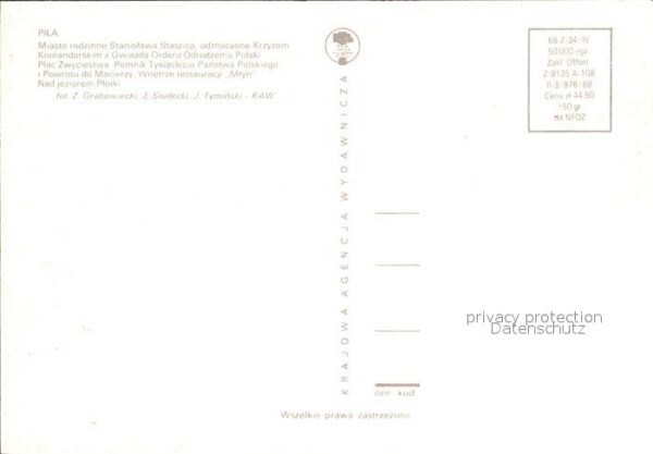 Pila Miasto rodzinne Stanislawa Staszica Pla – Bild 2