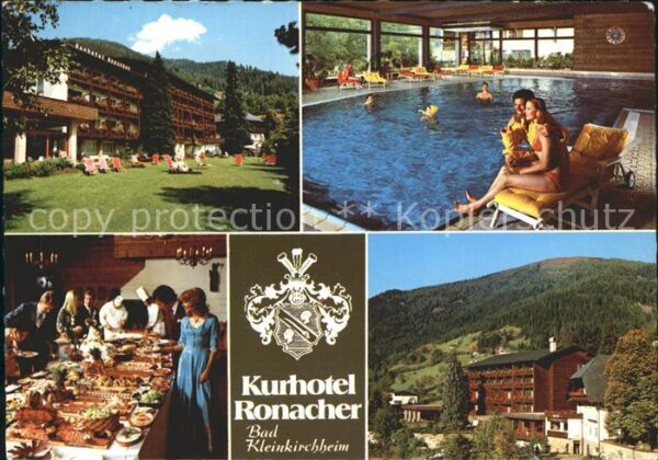 Bad Kleinkirchheim Kaernten Kurhotel Ronacher Liegewiese Hallenbad
