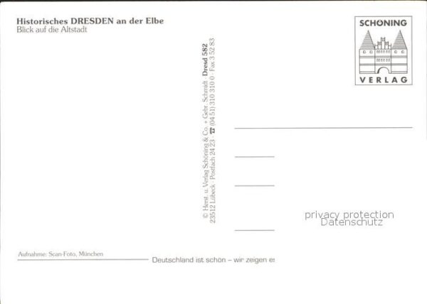Dresden Altstadtblick Zwinger Elbe Fliegeraufna – Bild 2