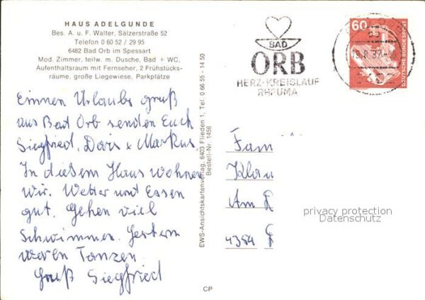 Bad Orb Haus Adelgunde Garten Gaststube – Bild 2