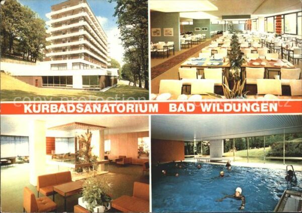 Bad Wildungen Kurbadsanatorium Speisesaal Halle Halle