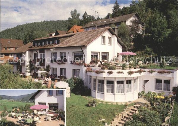 Baiersbronn Schwarzwald Pension Schöne Aussicht Garten Terrasse