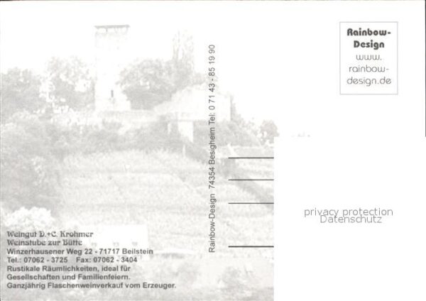 Beilstein Mosel Weingut Krohmer Terrasse Rustikale Räum – Bild 2