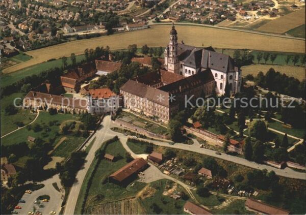 Neresheim Abtei Neresheim Fliegeraufnahme