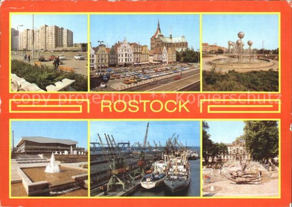 Rostock Wilhelm Pieck Ring Hochhaus Marienkirch