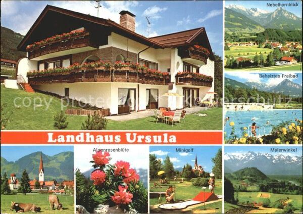 Bolsterlang Landhaus Ursula Nebelhornblick Freibad