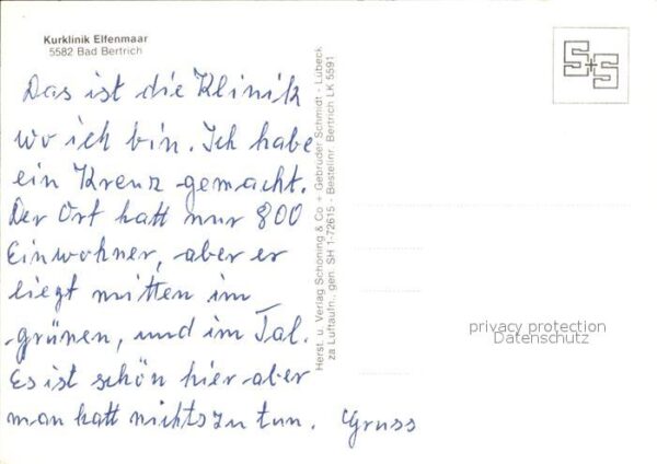 Bad Bertrich Kurklinik Elfenmaar Fliegeraufnahme – Bild 2