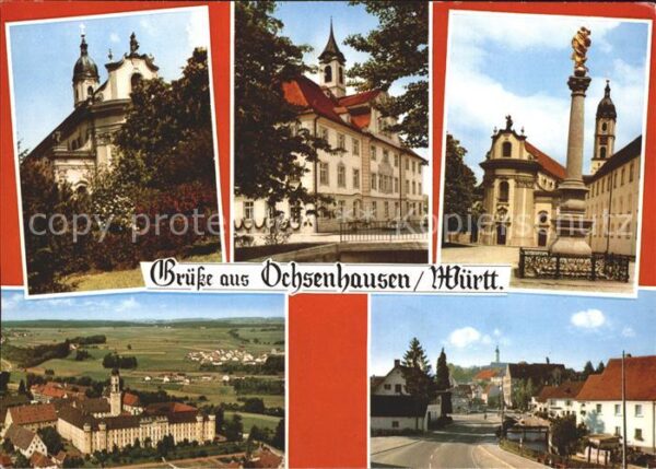Ochsenhausen Ehem Benediktiner Abtei Teilansichten S