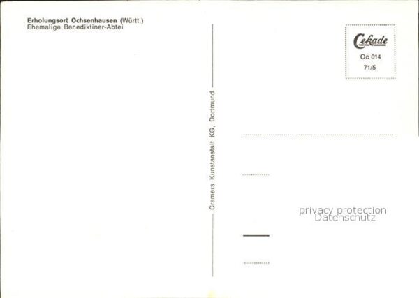 Ochsenhausen Ehem Benediktiner Abtei Teilansichten S – Bild 2