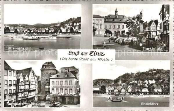 Linz Rhein Rheinpartie Marktplatz Burgplatz Rheinf