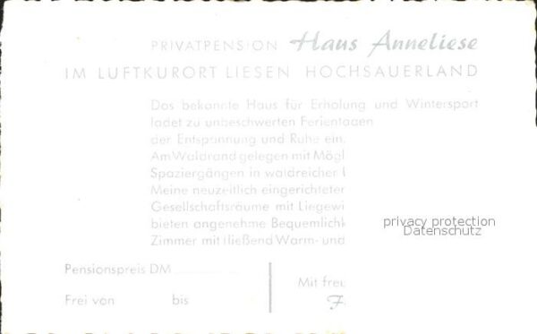 Liesen Pension Haus Anneliese – Bild 2