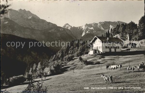 Partnachalm mit Dreitorspitze