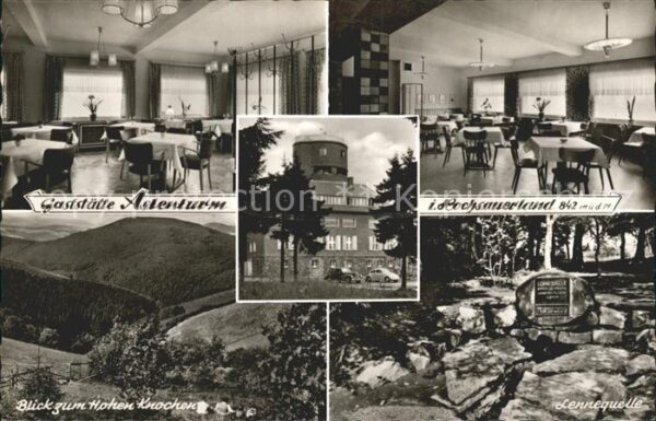 Winterberg Hochsauerland Restaurant Kahler Asten Astenturm Lenne