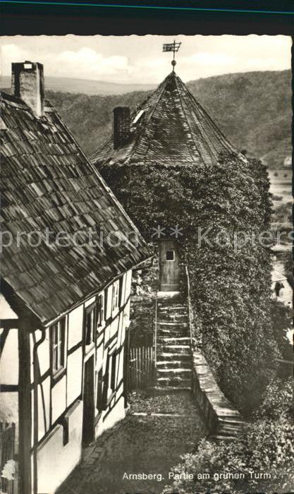Arnsberg Westfalen Partie am grünen Turm