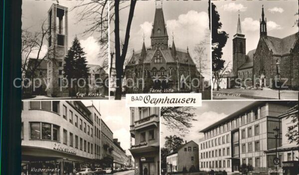 Bad Oeynhausen Klosterstrasse Rathaus Farne-Villa