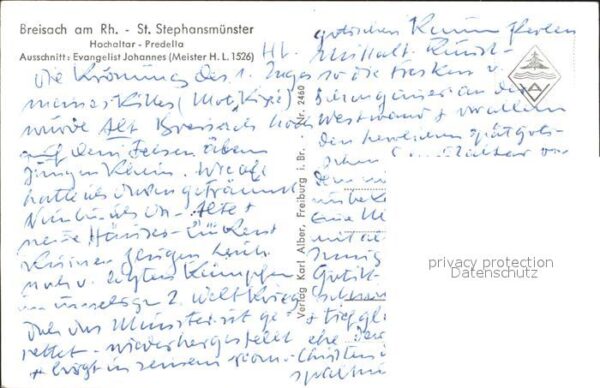 Breisach Rhein St. Stephansmünster Predella – Bild 2
