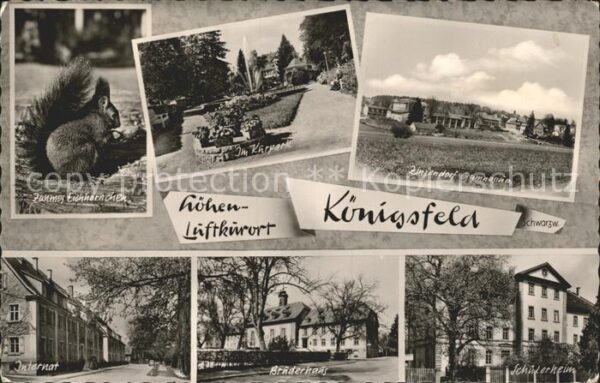 Koenigsfeld Schwarzwald Bruderhaus Kurpark Schülerheim