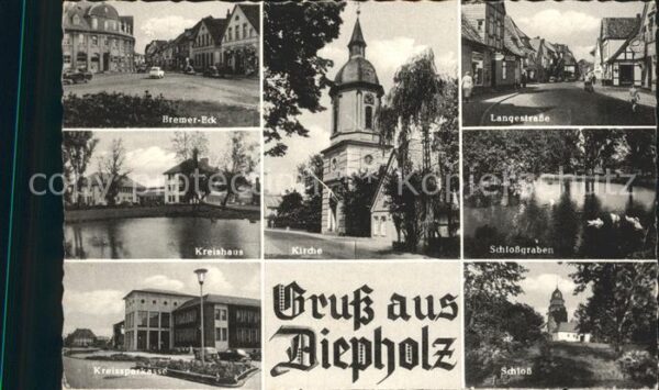 Diepholz Bremer-Eck Langestrasse Schloß