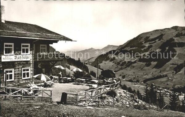 Mittelberg Kleinwalsertal Alpengaststätte Bühlalpe