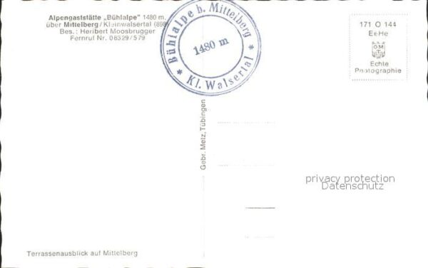 Mittelberg Kleinwalsertal Alpengaststätte Bühlalpe – Bild 2