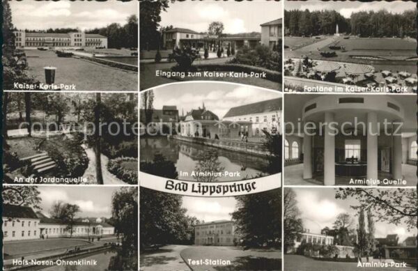 Bad Lippspringe Kaiser-Karls-Park Jordanquelle Arminius