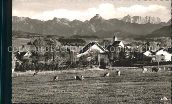 Bad Oy mit Zugspitze Säuling Straußberg