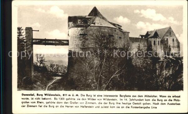 Burg Wildenstein Restaurant Wildenstein im Donautal