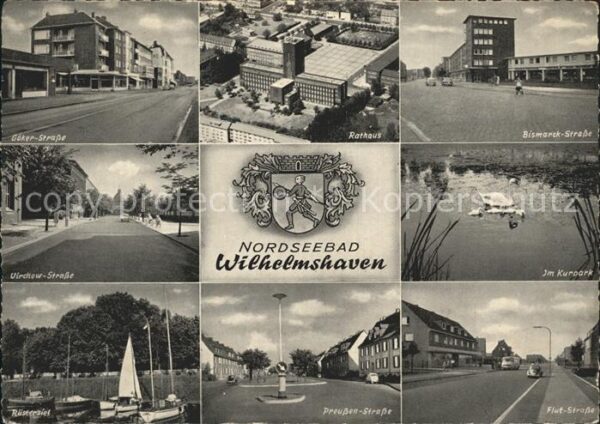 Wilhelmshaven Bismarck-Strasse Kurpark Virchow-Strass