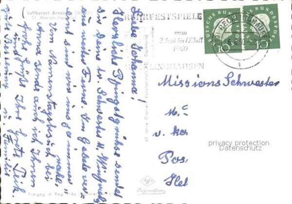 Arnsberg Westfalen St. Marien-Hospital Fliegeraufnahme – Bild 2