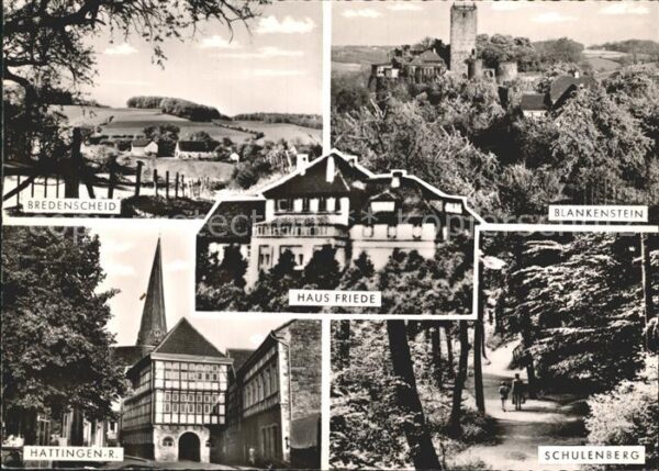 Hattingen Ruhr Blankenstein Schulenberg Bredenscheid H
