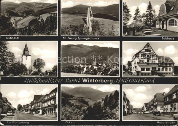 Winterberg Hochsauerland Nuhnetal Sprungschanze Bobhaus Waltenbe