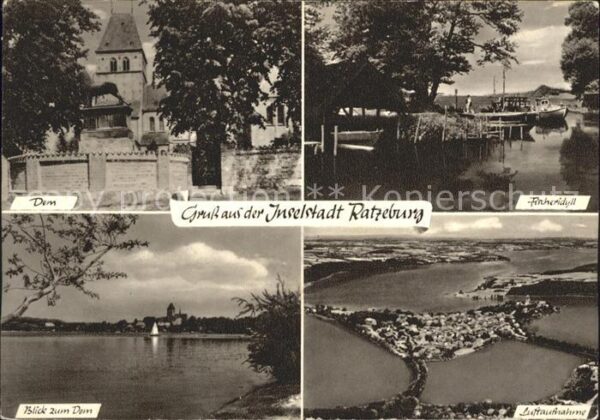 Ratzeburg Inselstadt Fliegeraufnahme Fischeridyll