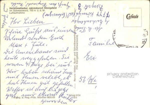Koenigsfeld Schwarzwald Fliegeraufnahme – Bild 2