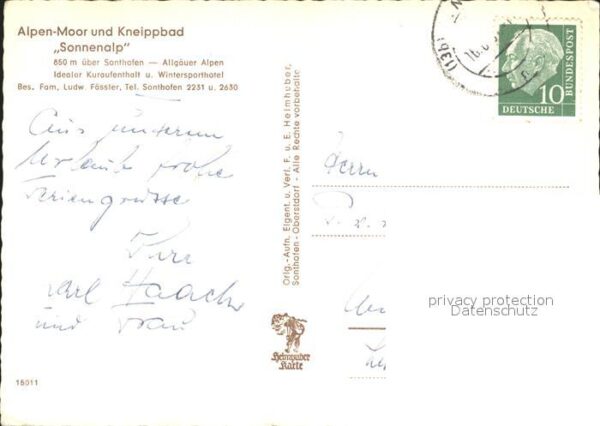 Sonthofen Oberallgaeu Alpen-Moor- und Kneippbad – Bild 2