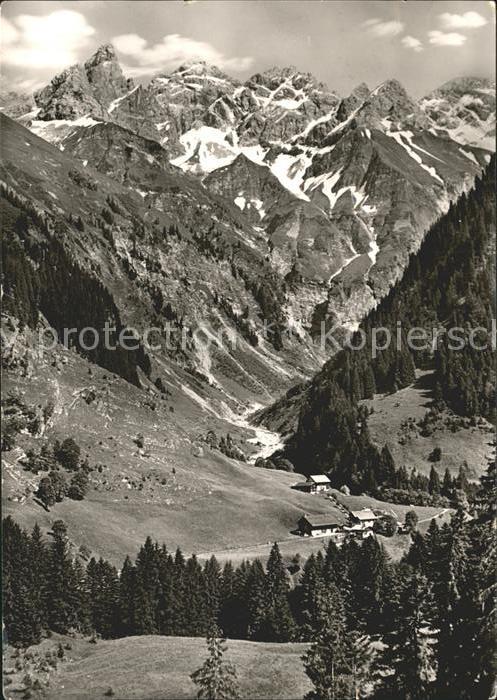 Oberstdorf Einödsbach mit Trettachspitze