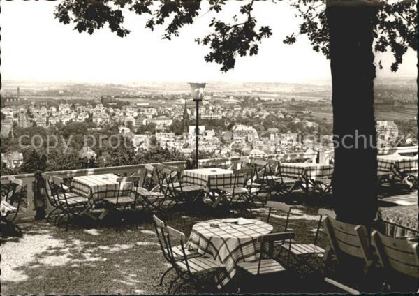 Bad Nauheim Blick vom Johannisberg Terrassen-Restau