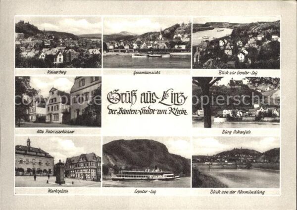 Linz Rhein Burg-Ockenfels Ahrmündung Kaiserberg