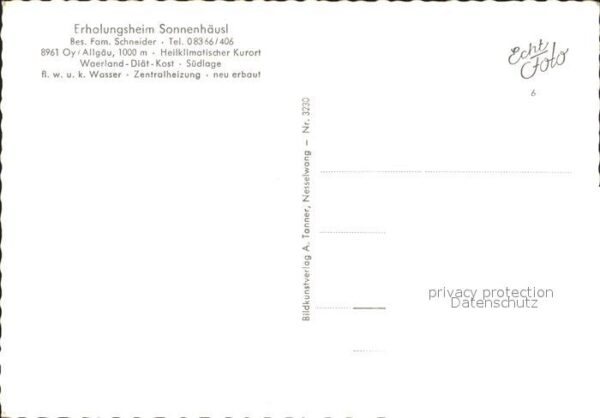 Oy-Mittelberg Erholungsheim Sonnenhäusl – Bild 2