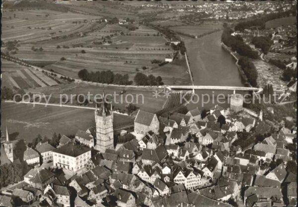 Bad Wimpfen Fliegeraufnahme mit Neckar