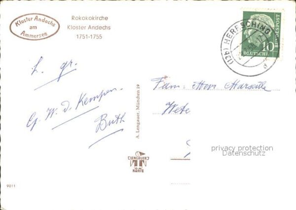 Kloster Andechs Fliegeraufnahme mit Ammersee – Bild 2
