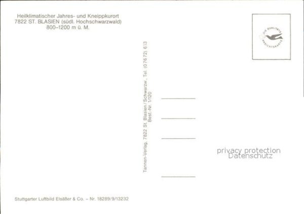 St Blasien Fliegeraufnahme – Bild 2