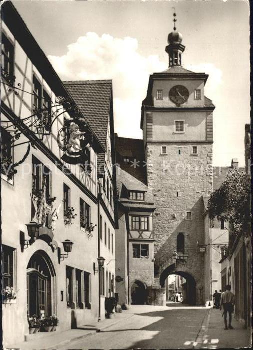 Rothenburg Tauber weißer Turm