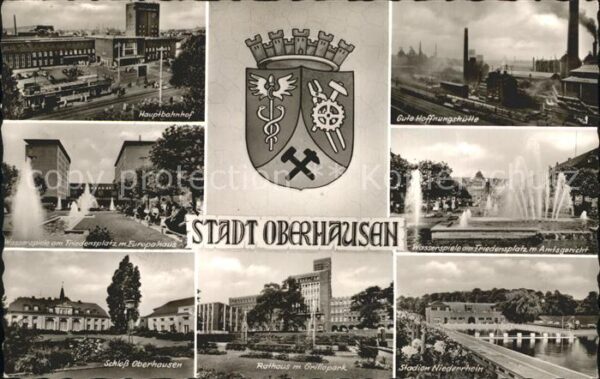 Oberhausen Hauptbahnhof Gute Hoffnungshütte Fontän