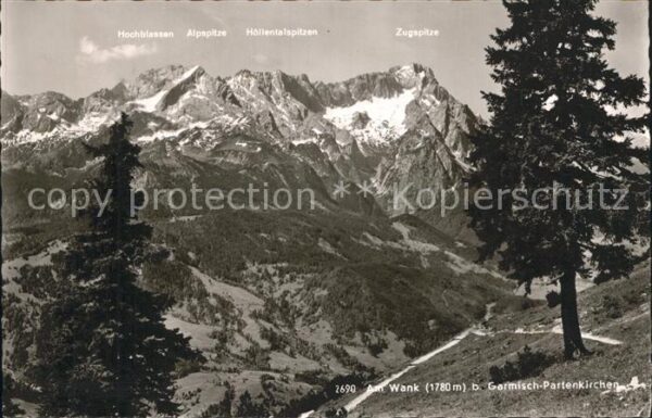 Garmisch-Partenkirchen Am Wank Alpspitze Höllentalspitzen Zugs