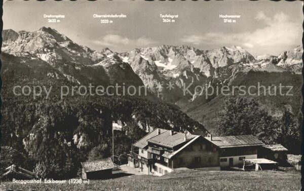 Garmisch-Partenkirchen Berggasthof Eckbauer