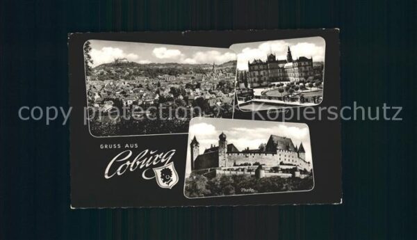 Coburg Totalansich Ehrenburg Veste