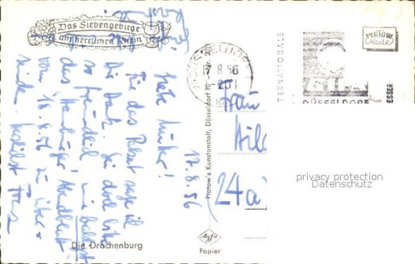Koenigswinter Drachenburg Rheinpartie Panorama – Bild 2