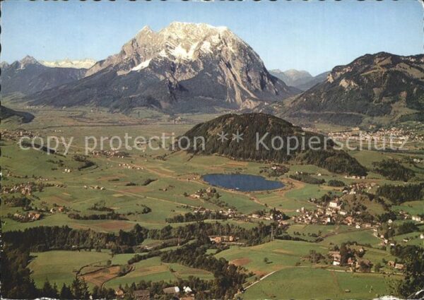 Aigen Ennstal Steiermark Panorama mit Dachstein Grimming und Put